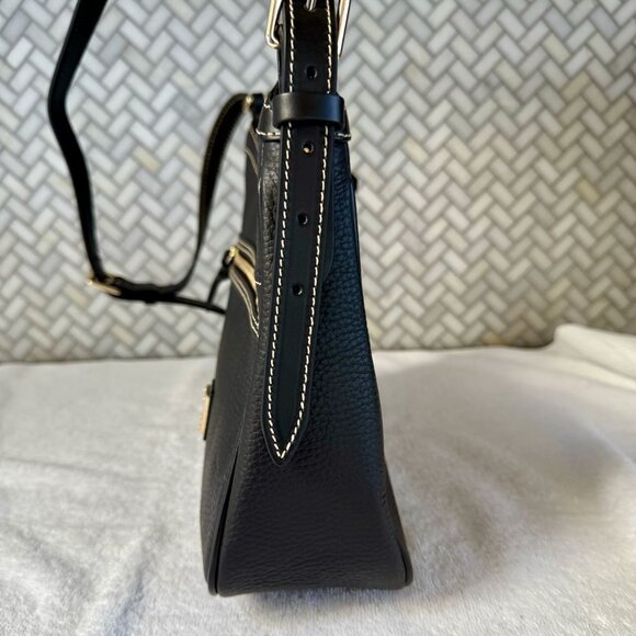 Dooney & Bourke Black Pebble Grain Small Presley - NWOT - Picture 6 of 10